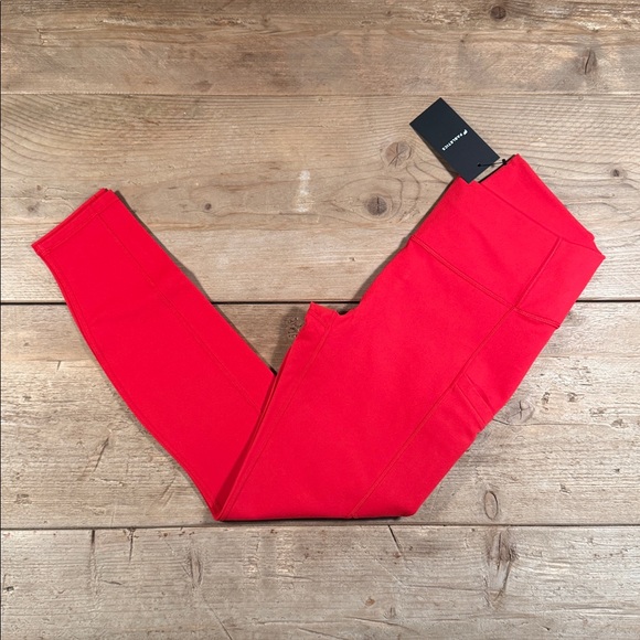 NWT- Fabletics On-The-Go PowerHold HW Legging -HEATED RED (27”inseam) - Picture 3 of 10